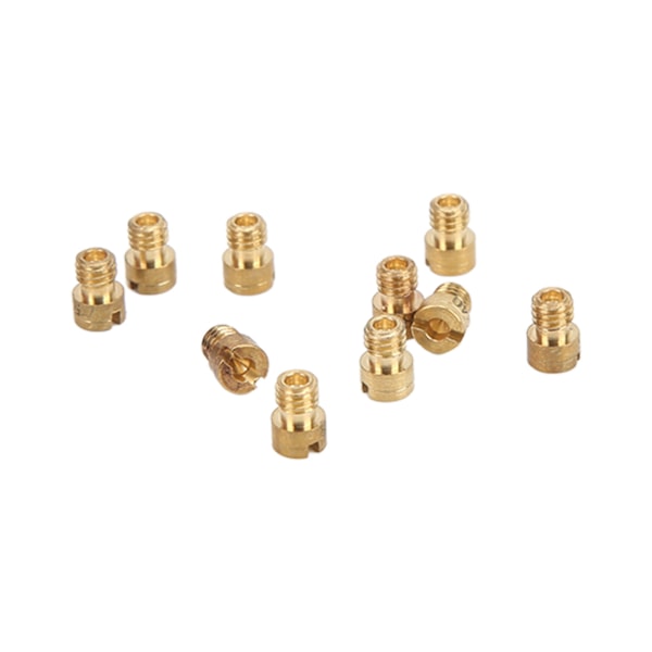 10 st/set Förgasarhuvudmunstycke Metall 40‑58 Ersättning för GY6 50cc 139QMB Scooter