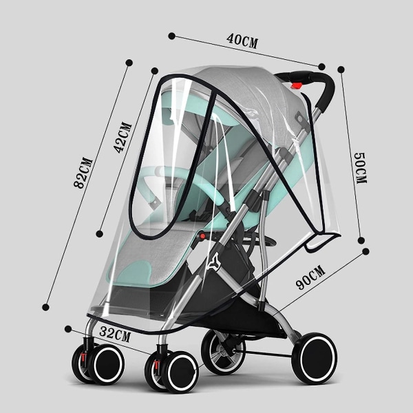 Universal Regnskydd för barnvagnar och barnvagnar