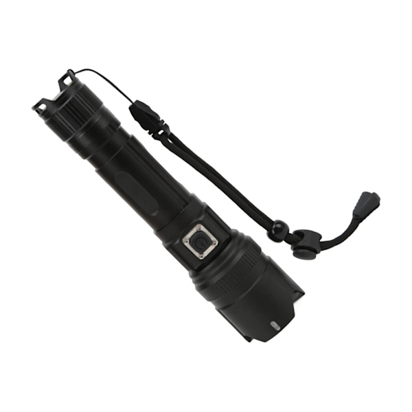 Utomhus Ultra Bright XHP99 LED Ficklampa Typ C USB Uppladdningsbar Zoom Ficklampa