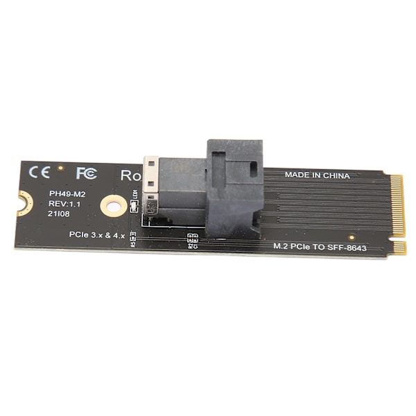 M.2 PCIE 4.0 - SFF8643 U2 -sovitin, M.2 NVME - SFF 8643 -sovitin SFF8643 - SFF8639 -sovitinkaapelilla