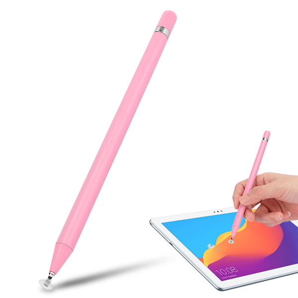Skjerm Touch Penn Nettbrett Stylus Tegning Kapasitiv Blyant Universell for Android/iOS Smarttelefon Nettbrett Rosa