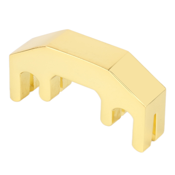 Fiolin Mute Metal Sound Reduction Lett bærbar Fiolin Practice Lyddemper for fiolinist Gold