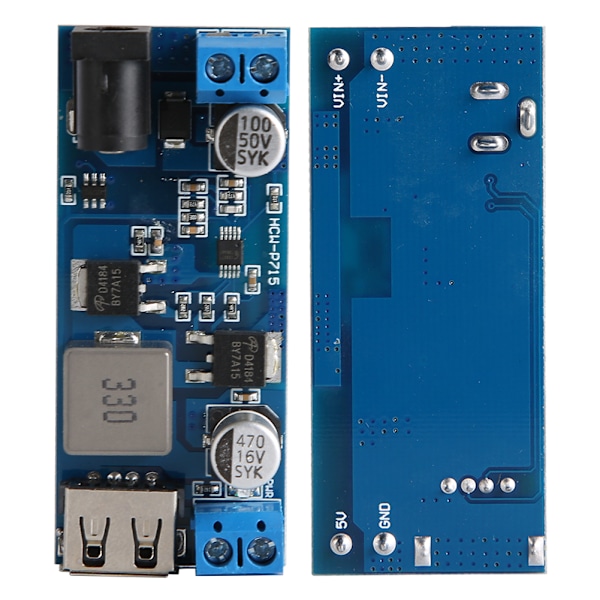 XH M249 Jännitteen Alennus Virtalähdemoduuli 9~36VDC - 5VDC 6A Tehomuunninmoduuli