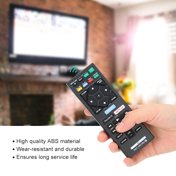 ABS Fjärrkontroll Ersättningstillbehör för SONY RMT VB100U Svart