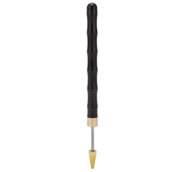 Læder Edge Dye Pen Rustfrit stål Top Edge Dye Roller med sandeltræ håndtag Læder Dye Pen til gør-det-selv læder arbejde