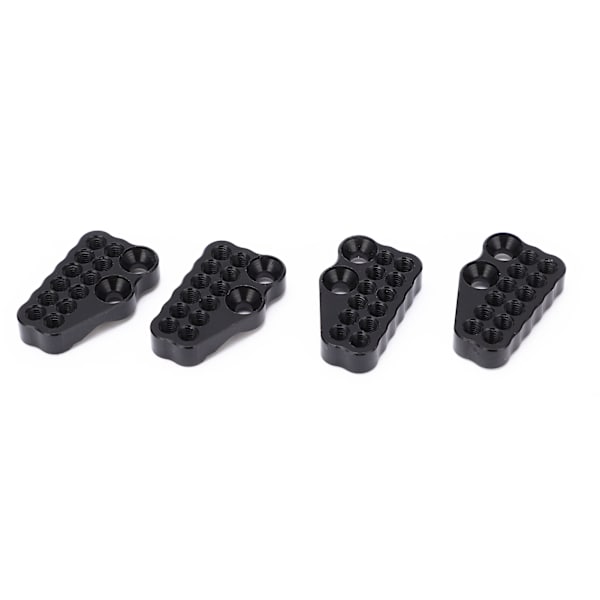 4st RC 1/10 aluminiumlegering stötdämparfäste för Axial SCX10 III AXI03004 CAPRA 1/10 RC biluppgraderingsdelar