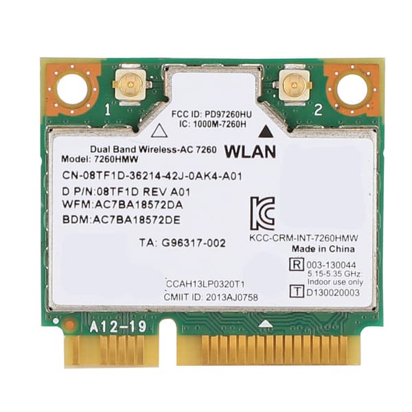 Til Intel 7260HMW Universal Netværkskort Bluetooth4.0 Mini PCI-E Interface NIC til bærbar computer