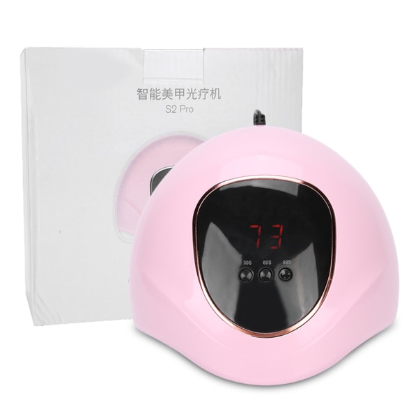 Nail Art Gellacktork UV 72W Manikyr Lätt Professionell Nail Art Machine Tool Pink