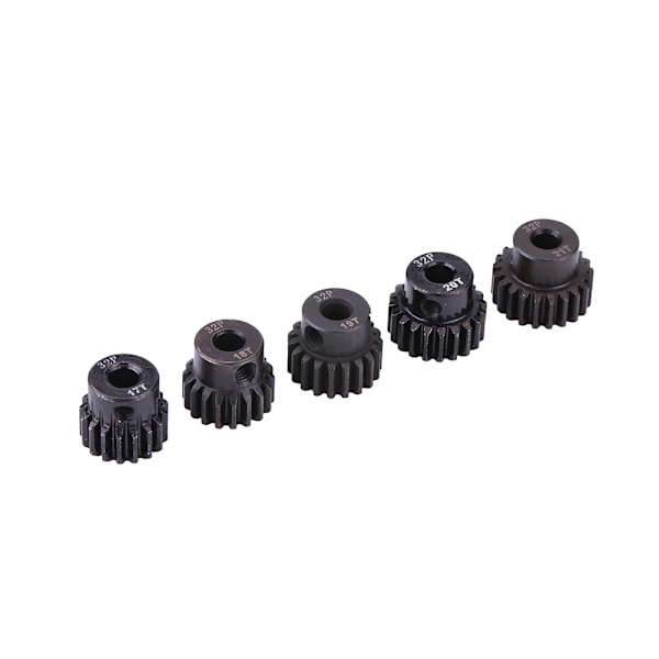 5kpl 32DP ￠5mm 17T-21T teräsmoottorivaihteet osasarja 1/8 RC-automootorille
