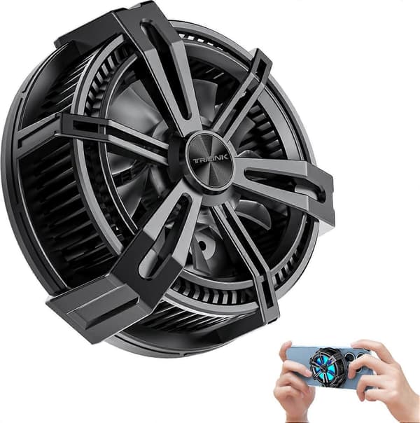 Mobile/Tablet Cooler for Gaming, Magnetic Mobile Cooler for iPhone/Android Smartphones.