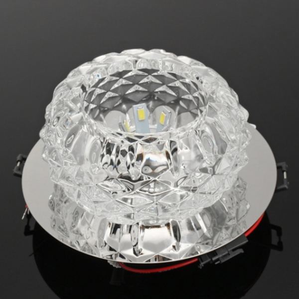 5W moderne krystall LED-taklampe montert LED-taklamper hjem hall ganglys
