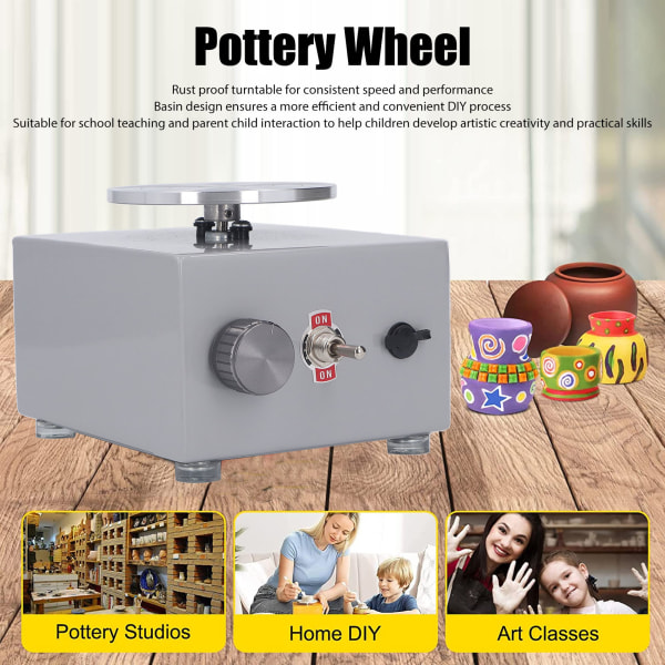 Justerbart mini-keramikhjul til børn - Kompakt og let at bruge - Grå Gray