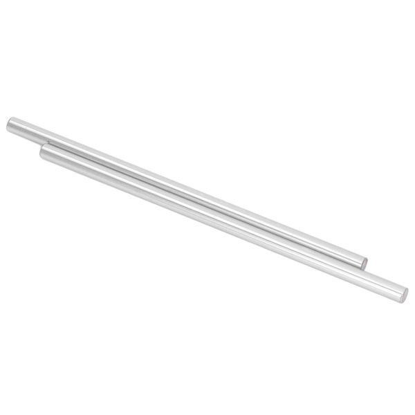 2 stk. 8 mm lineær aksel med høj præcision, forkromet stål, bevægelsesstyrecylinder til 3D-printer, 400 mm / 15,7 tommer