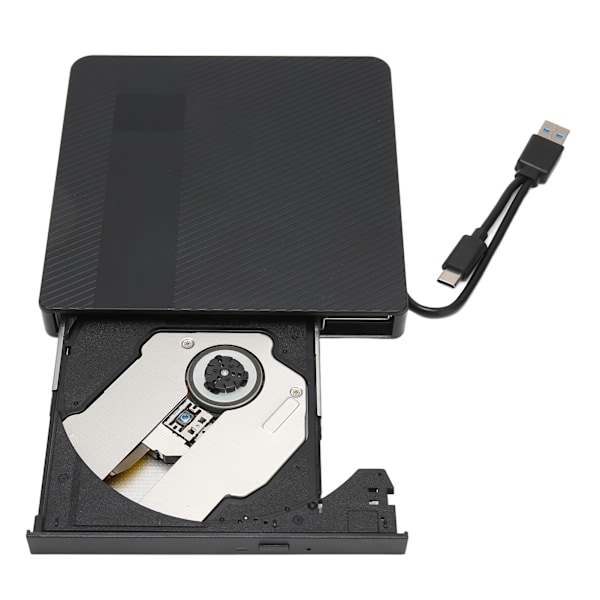 Ekstern DVD-drev USB3.0 Type C Universal CD DVD RW-brænder til Linux til Windows til OS X til stationær PC