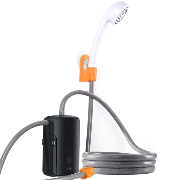 Bärbar dusch för camping Elektrisk duschpump 4400mAh USB uppladdningsbar utomhusdusch för camping vandring Backpacking Beach