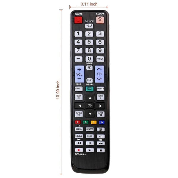 Typ A AA59-00441A Replacement for Samsung TV Remote Control ABS TV Remote Control