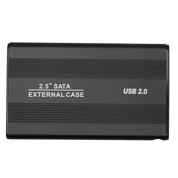 Ekstern harddisk 2,5 tommer Slim USB 2.0 Høj hastighed Plug and Play Mobil harddisk til computer PC Rejse Sort 500GB