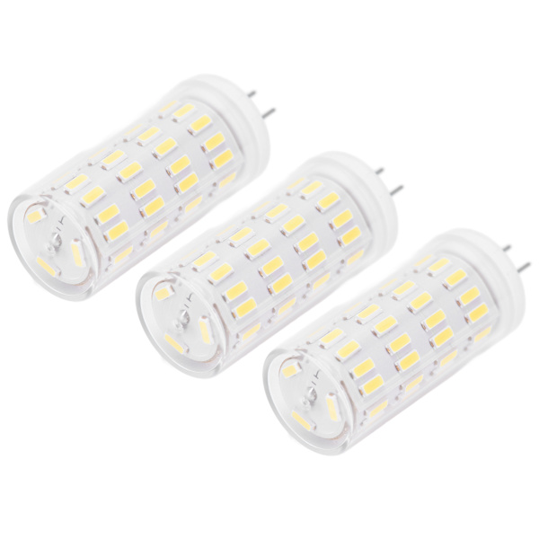 3 kpl G4 LED-lamppu 5W T3 JC-tyyppi Kaksinapainen kanta AC DC12-24V Himmennettävä Ulkovalaistuslamppu Luonnonvalo