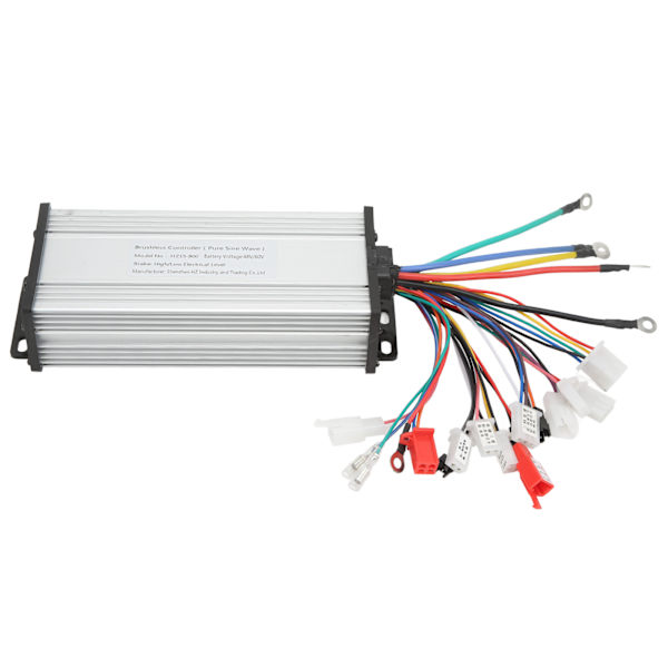 48V 60V 800W Sinus Controller Børsteløs Motorkontrol til Elcykel (Stille Version)