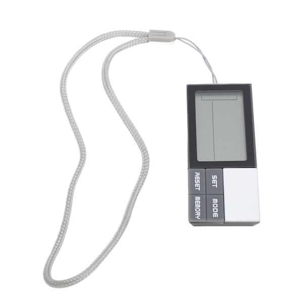 Mini Digital LCD-stegräknare - Bärbar stegräknare för promenader
