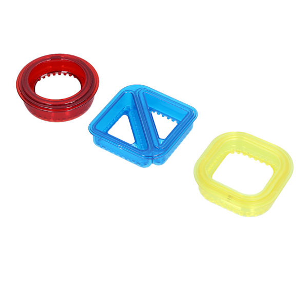 3PCS Sandwich Cutter Sealer Form Bröd DIY Form Frukost Mat Skärmaskin Form för Pojke Flicka
