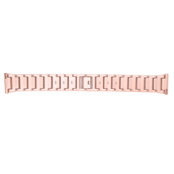 Klokkereim Metal erstatningsbånd med Rhinestone kompatibel for Huawei Watch 22mm Pink