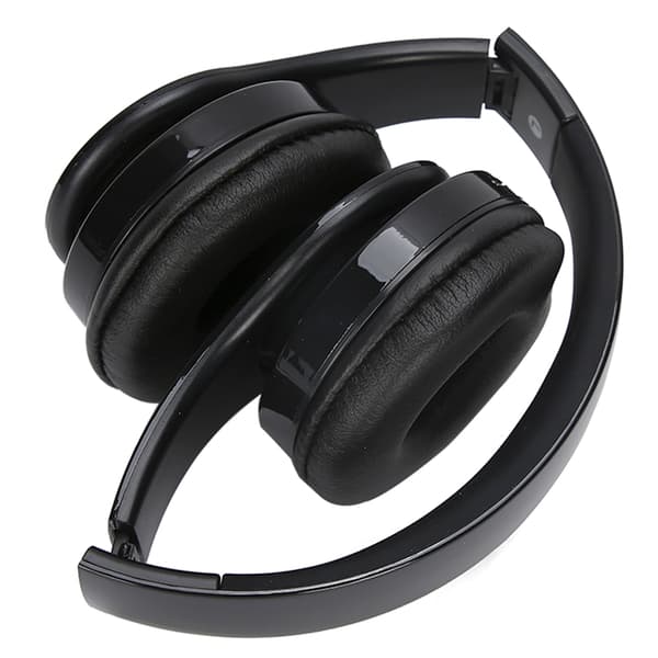 Bluetooth 5.0 Ørepropp Trådløst Over Øre Stereo Headset med Mikrofon Gaming Headset Svart