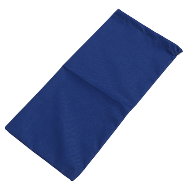 10 stk. bøyelige flomsandsekker, tomme, tykkede 600D polyester, bøyelige snor-flomkontrollposer for dør, garasje, kjeller, mørkeblå