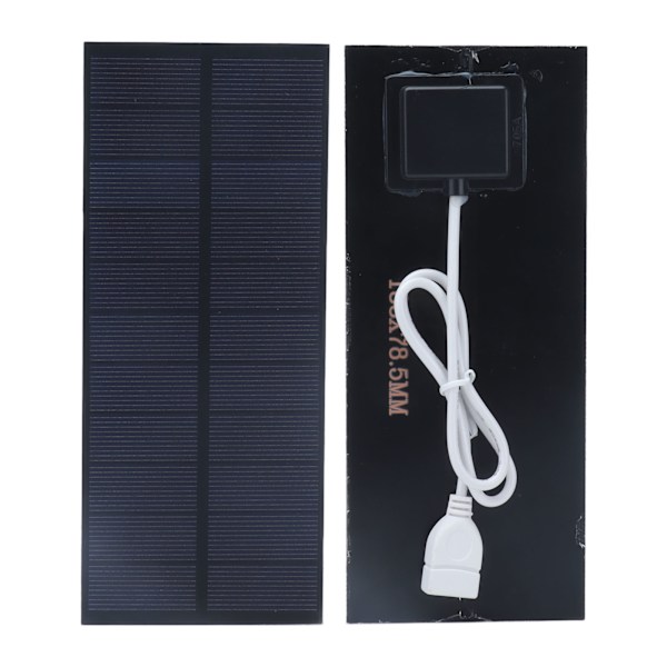 2.5W Solar Panel 188x78.5mm Solar Charging Board 3.7V‑5V Battery Charger High Conversion Efficiency and Portable for Greenhouse and Family