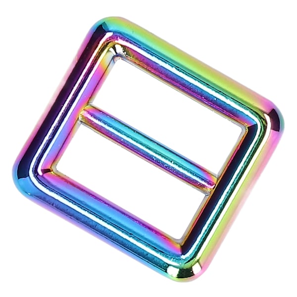10 st Justerbara Glidspännen Bekväm Användning Hög Praktisk Anti-Rost Starka Metall Glidspännen för DIY Hantverk Väskor 20mm