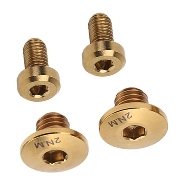 RISK Titanlegering Separat oljecylinderlock Bultar Cykel Hydraulisk bromsbult för M610 M615 M675 M785 Guld