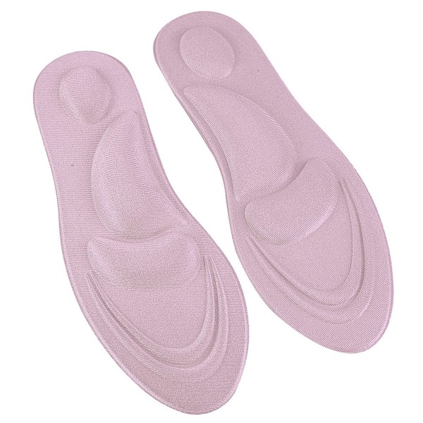 Ortopedisk innersåle Flat Feet Arch Support Memory Foam Innersåle Skopute Komfort Rosa for Kvinner