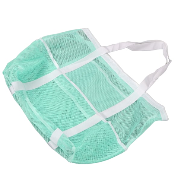 Foldbar strandveske i nylonnett - Mintgrønn, 40L, forsterket kant