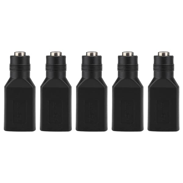 5 STK Datamaskin Mini USB Hunn Grensesnitt til DC5.5 x 2.1 Hunn Hode Adapter Kobling