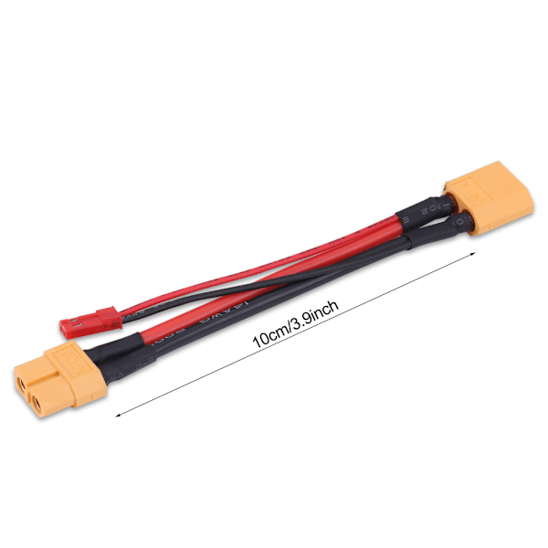 2 kpl/setti XT60 naaras - XT60 uros & JST uros adapterikaapeli RC-tarvikkeet