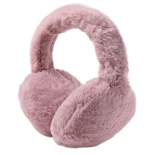 Foldable Earmuffs, Adjustable Faux Fur Earmuffs for Winter
