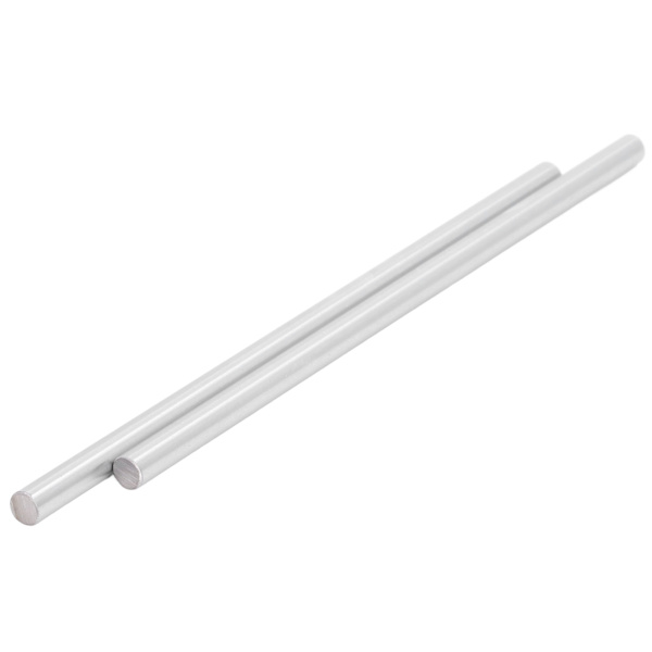 2 stk. 8 mm lineær aksel med høj præcision, forkromet stål, bevægelsesstyrecylinder til 3D-printer, 400 mm / 15,7 tommer