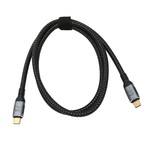 USB 4.0 Gen 3 Datakabel 40Gbps Överföring 240W Laddningsstöd 8K 60hz Skärm Typ C till Typ C Kabel för Laptop Surfplatta 120cm / 47.2in