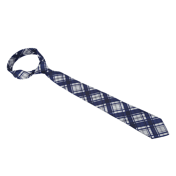 PlaidMen Slips Klassisk Stil Polyestergarn Design Affärsslips för Bröllop Fester Affärer