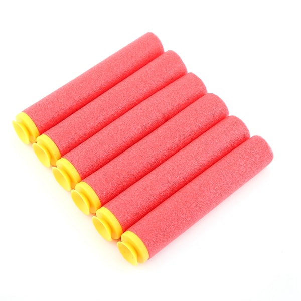 6Pcs Refill Suction Cup Soft Darts Sniper Bullet Blaster for Toy Gun Red