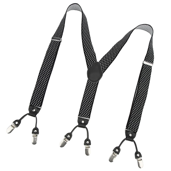 Herre Seler Let Justerbare Y-formede Stropper 3,5x110cm/1,4x43,3in Ergonomiske Seler til Tøjmatchning