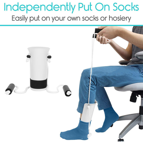 Eldre sokkhjelpemiddel: Enkel å bruke strømpeglider
