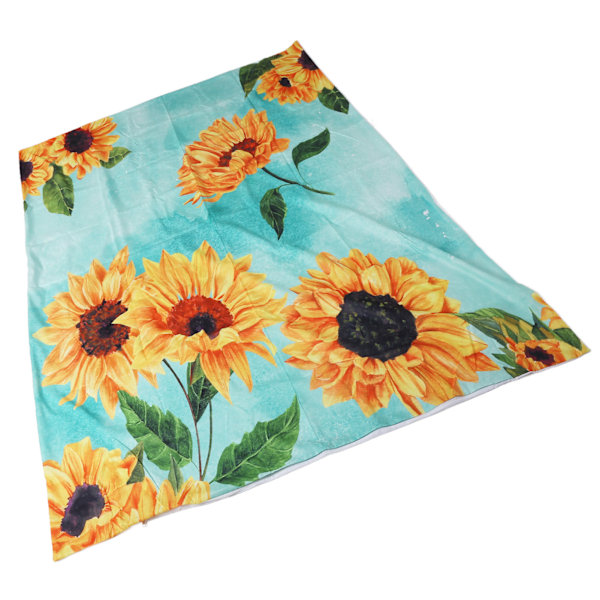 Polyesterfiber dynetrekk Blomstermønster trykt putevar dynetrekk sett for hjem soverom 220x260cm / 86,6x102,4in