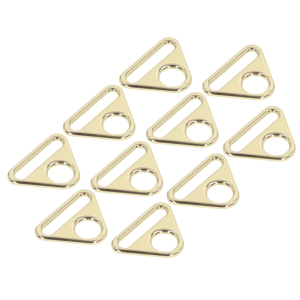 10 stk. Justerbart spænde 38 mm Zinklegering Materiale Multi Purpose Letvægts Bærbar Bagage Tilbehør Lys Gylden