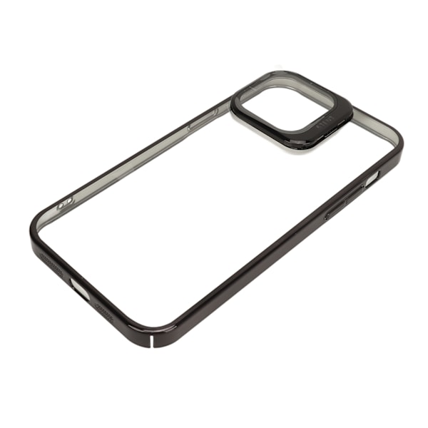 Magnetisk Telefondeksel Slank Støtsikker Telefondeksel med Kameralinsebeskytter Stativ Høy Gjennomsiktighet PC Hardt Beskyttende Deksel Svart for Iphone 14promax