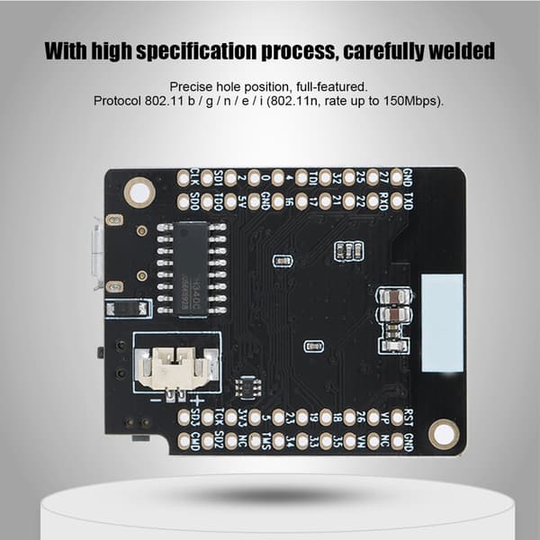 TTGO Mini32 V2.0.13 520kB Intern SRAM ESP32 WiFi Bluetooth Modul Utviklingskort