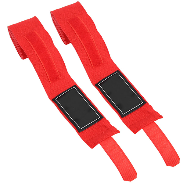 2 stk. 2,5 m elastisk rem Boksning Sanda Muay Thai MMA Taekwondo Bandage Håndbind (rød)