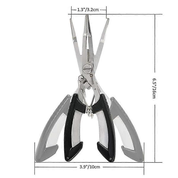 Small Fishing Pliers Scissors Braid Line Cutter Lightweight Stainless