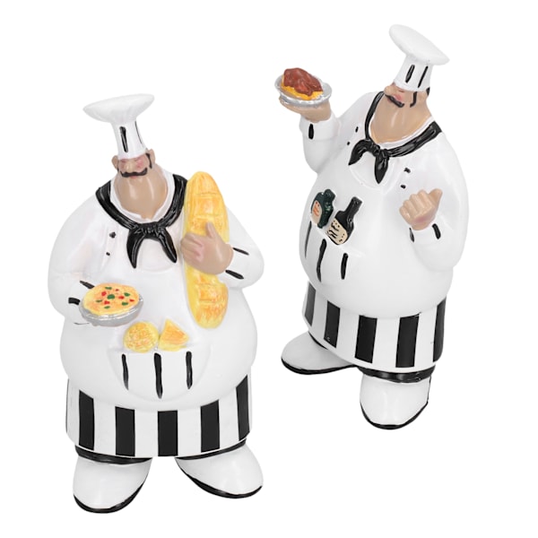 Retro Chef Resin Tredimensionell Väggdekoration för Kök Hotellvägg