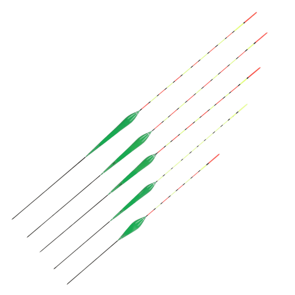 5 st fiskeflottor Bobbers Striking River Lake Högkänsliga Balsa Wood Bobbers för sötvattensfiske